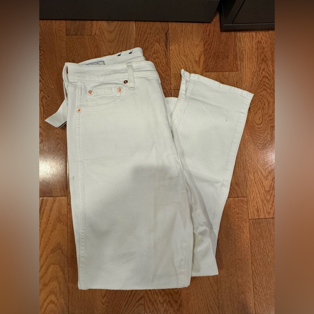 Gap Vintage Slim High Rise White Jeans